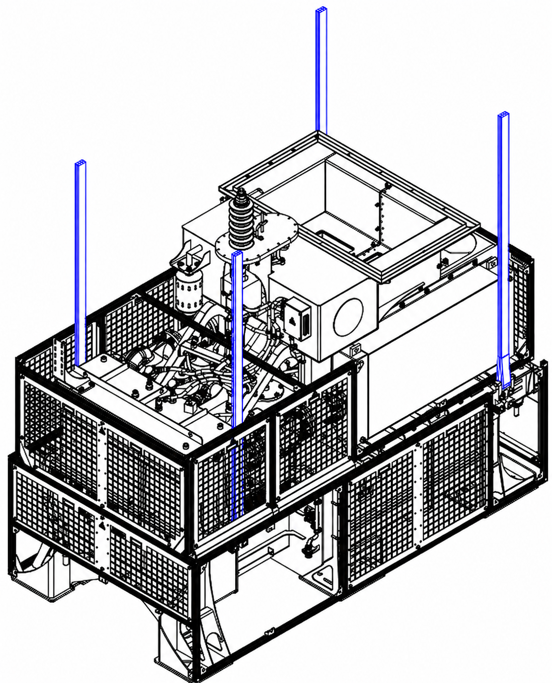 3D CAD design of industrial equipment — LGEN Casablanca