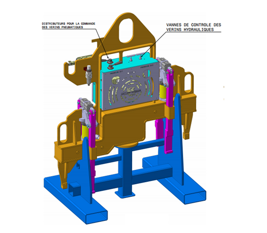 Extracteur de ressorts guides essieux moteur LGV en atelier — LGEN Maroc
