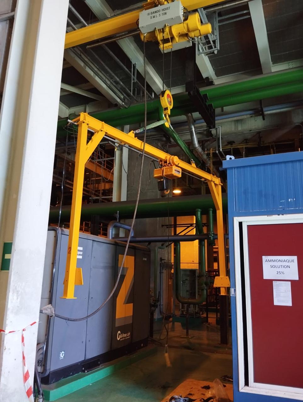 Industrial overhead crane — LGEN Casablanca