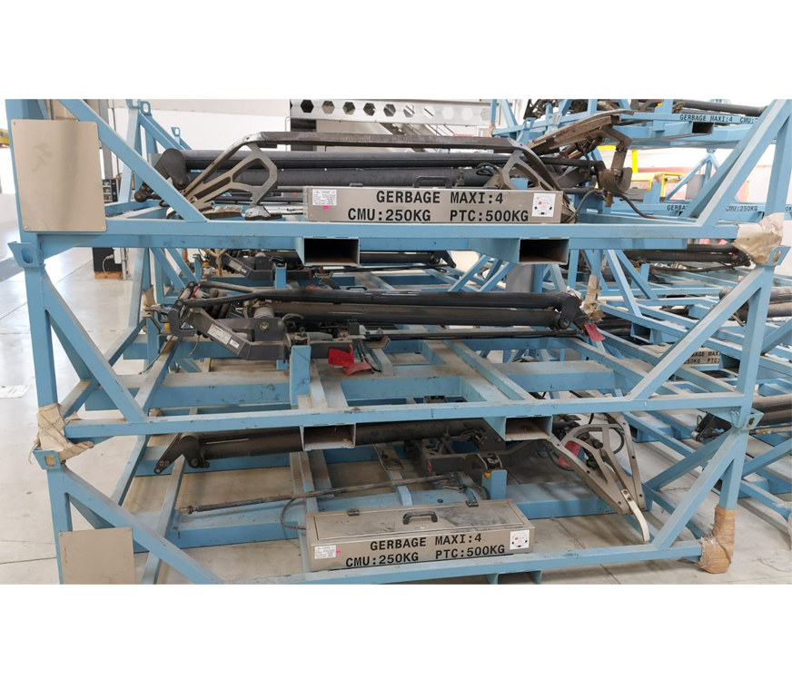 Praticable de stockage et transport des pantographes 25kV/1,5kV — LGEN Réf AG210402