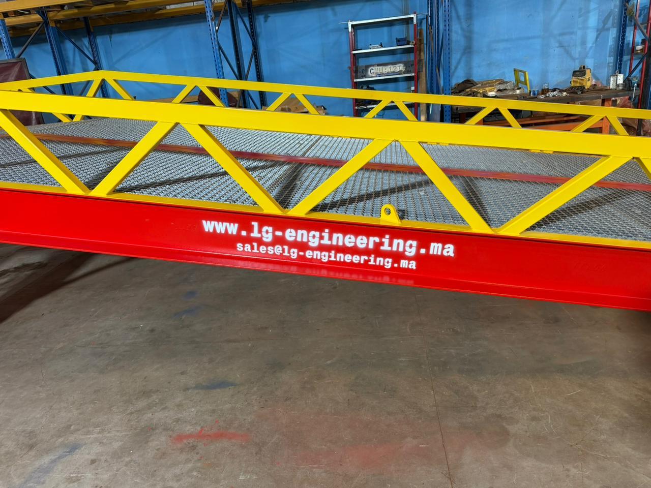 Rampe mobile de chargement industriel — LGEN Casablanca