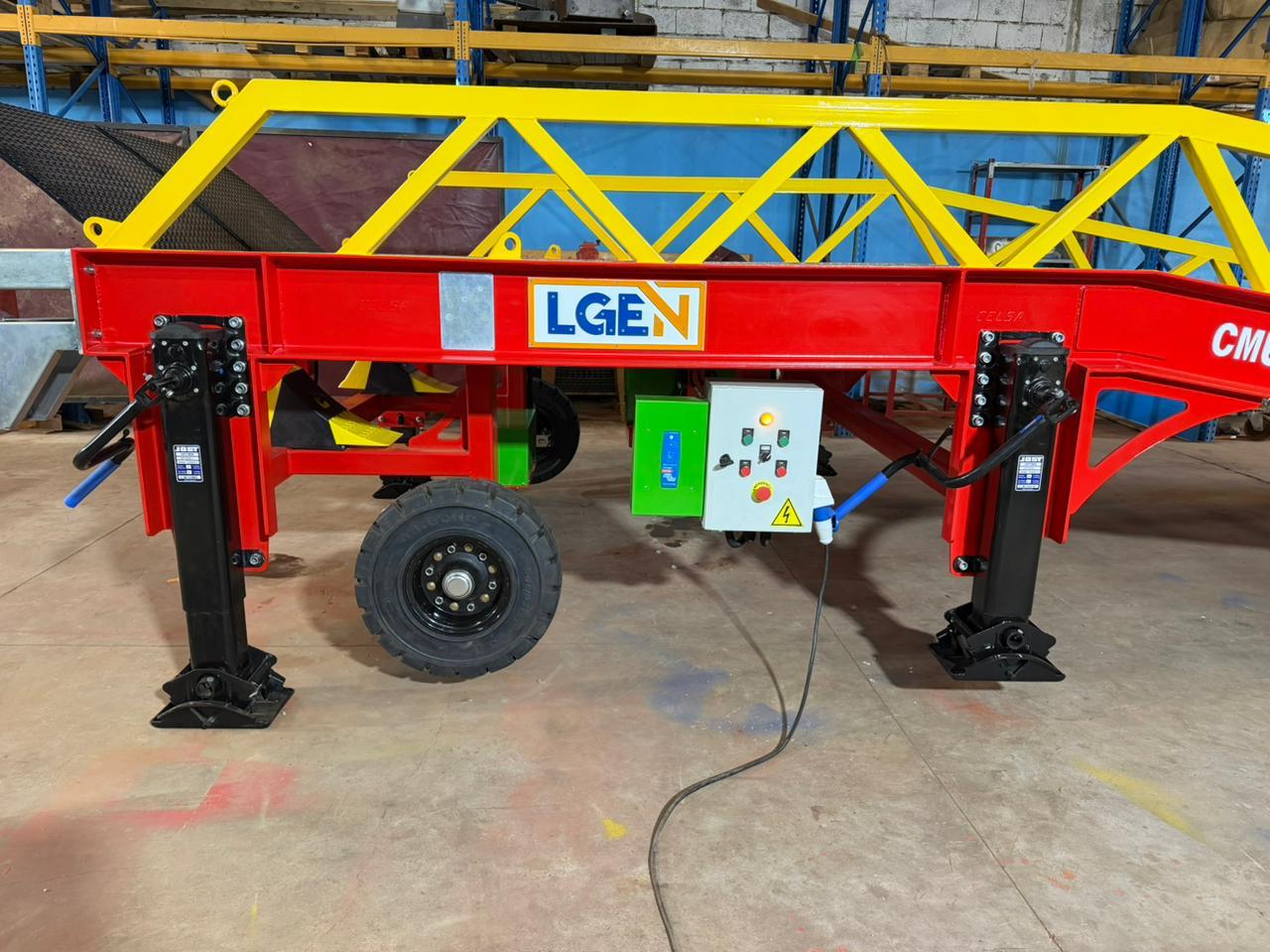 Rampe mobile de chargement industriel — LGEN Casablanca