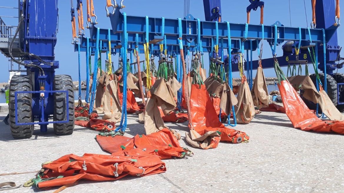 Essai de charge dynamique avec water-bag — LGEN Casablanca